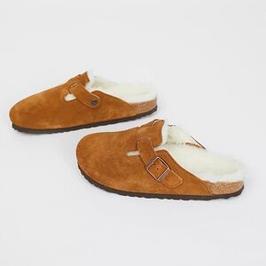 NWOT Birkenstock Boston Shearling Clogs